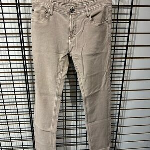 Normal Brand Tan Slim Fit Jeans -stretch fabric